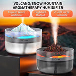 Humidificateur diffuseur d'huiles essentielles volcanique 2 L - Grande capacité - Diffuseur de brume d'aromathérapie - Réservoir d'eau à remplissage par le haut