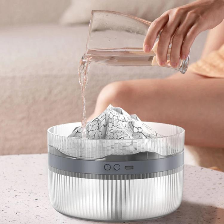 Humidificateur diffuseur d'huiles essentielles volcanique 2 L - Grande capacité - Diffuseur de brume d'aromathérapie - Réservoir d'eau à remplissage par le haut