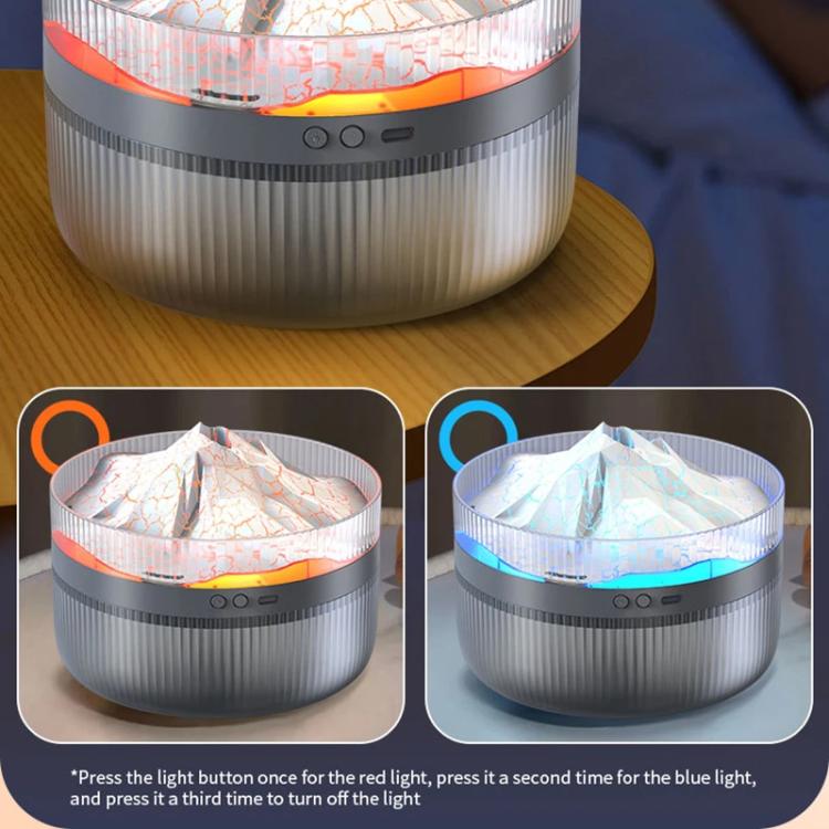 Humidificateur diffuseur d'huiles essentielles volcanique 2 L - Grande capacité - Diffuseur de brume d'aromathérapie - Réservoir d'eau à remplissage par le haut