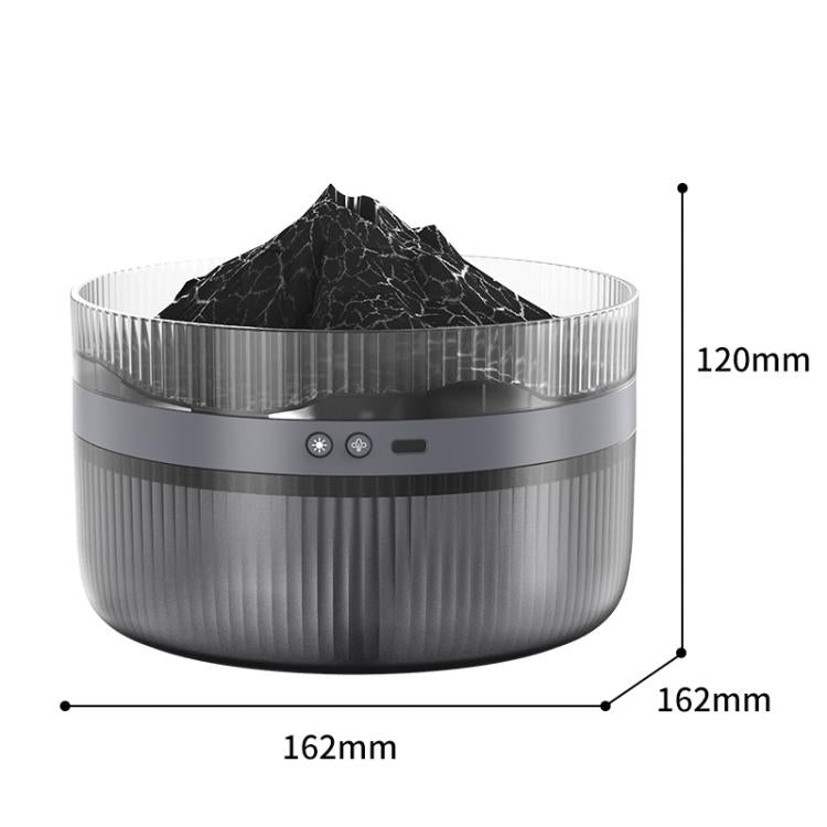 Humidificateur diffuseur d'huiles essentielles volcanique 2 L - Grande capacité - Diffuseur de brume d'aromathérapie - Réservoir d'eau à remplissage par le haut