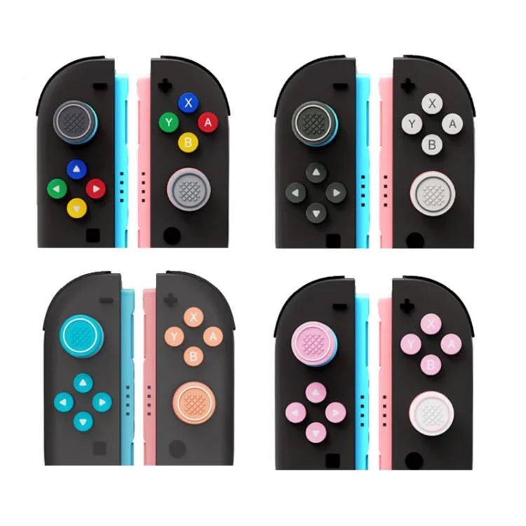 Ensemble de protections en silicone pour boutons et joysticks des manettes Joy-Con 2 de Nintendo Switch