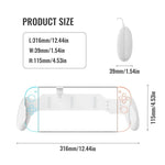 Poignée ergonomique antidérapante pour Nintendo Switch 2 / Switch / Switch OLED, JYS-NS2297 Noir, JYS-NS2297 Blanc