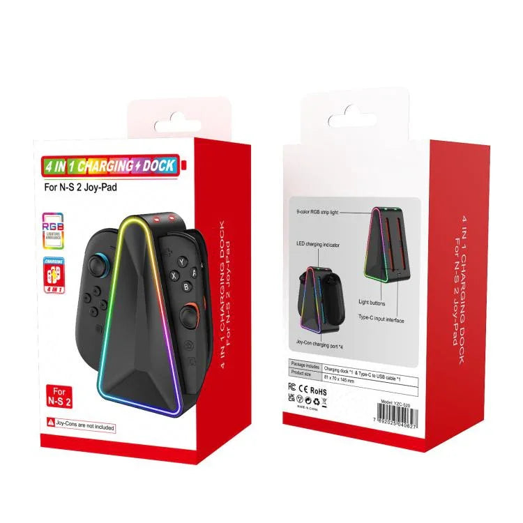 Base de chargement 4 en 1 pour Nintendo Switch 2 (YZC-520)