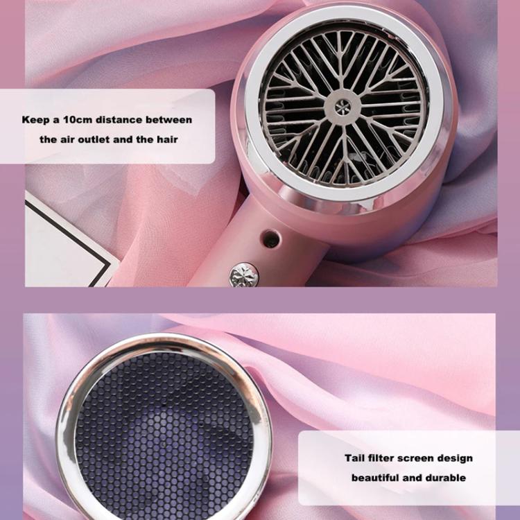 High-Speed Hair Dryer Salon & Home Blow Dryer with Blue Light Ionic Technology, US Plug, EU Plug, UK Plug