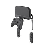 Support mural de rangement PGTECH GP-369 pour console de jeux Nintendo Switch 2, avec poignée et crochet de rangement.