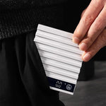 Balance électronique mini intelligente BA-COF01 pour café goutte à goutte avec minuterie automatique, balance de cuisine portable