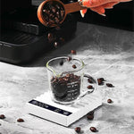 Balance électronique mini intelligente BA-COF01 pour café goutte à goutte avec minuterie automatique, balance de cuisine portable