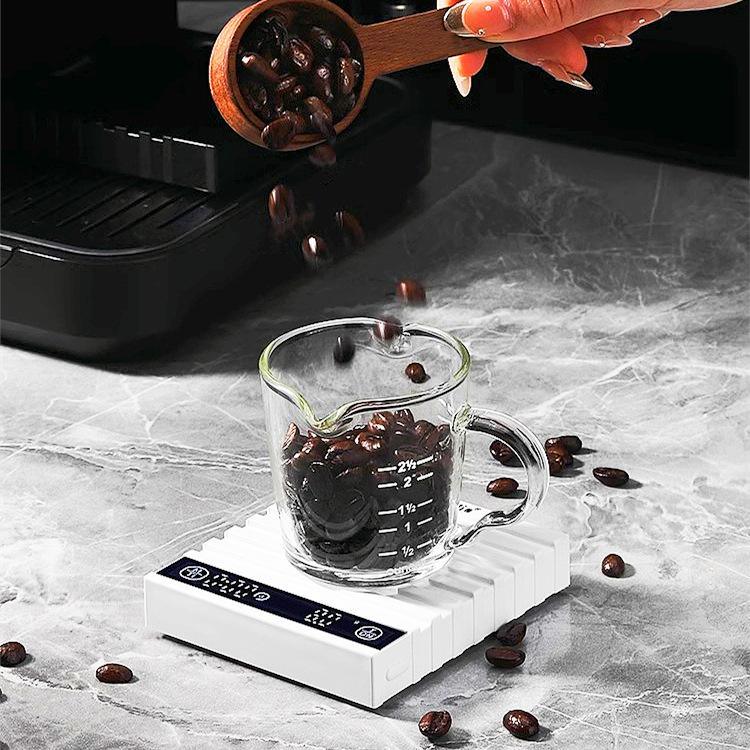 Balance électronique mini intelligente BA-COF01 pour café goutte à goutte avec minuterie automatique, balance de cuisine portable