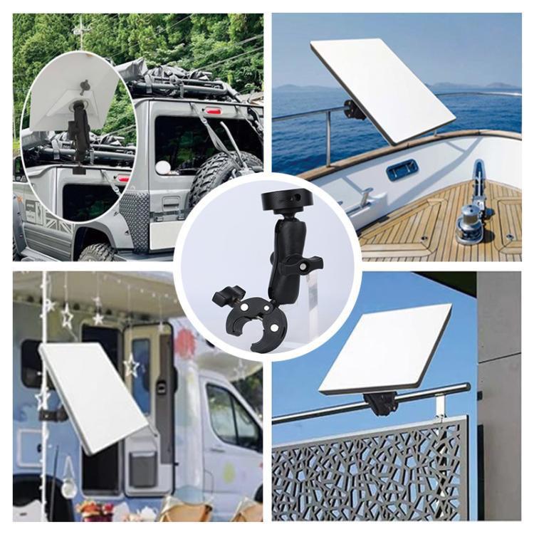 Pour adaptateur de support en alliage d'aluminium Starlink Mini, pince robuste, S8600