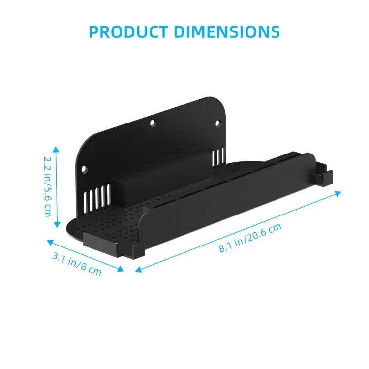 Support mural pour Nintendo Switch 2/Switch/Switch OLED et Joy-Con avec rangement pour cartes de jeu