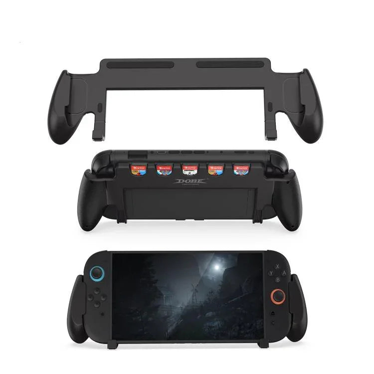 Étui ergonomique tout-en-un DOBE pour Nintendo Switch 2 avec rangement intégré pour cartes de jeu, TNS-3179