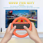 Lot de 2 poignées de volant pour manettes Nintendo Switch 2/Switch Joy-Con