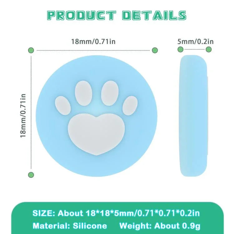 Pour Nintendo Switch 2 Joy-Con 2 : 2 paires de capuchons de boutons en silicone à motif griffe