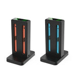 Station de charge magnétique DOBE 4-en-1 pour manettes Nintendo Switch 2 avec indicateurs LED et rangement pour cartouches, TNS-3192B