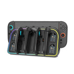 Station de charge murale pour manettes Joy-Con Nintendo Switch 2 avec éclairage RGB, HBS-2807