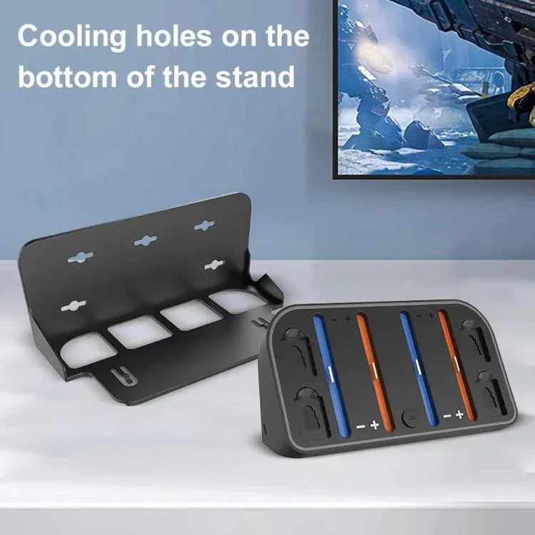 Station de charge murale pour manettes Joy-Con Nintendo Switch 2 avec éclairage RGB, HBS-2807