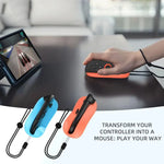 Adaptateur mini souris portable pour manettes Joy-Con 2 (lot de 2), support pour manette gauche et droite, JYS-NS2296