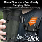 APEXEL BinoClamp Pro Quick-Release Binocular Mount Kit 360-degree Swivel Aluminum Binocular Holder, APL-F007
