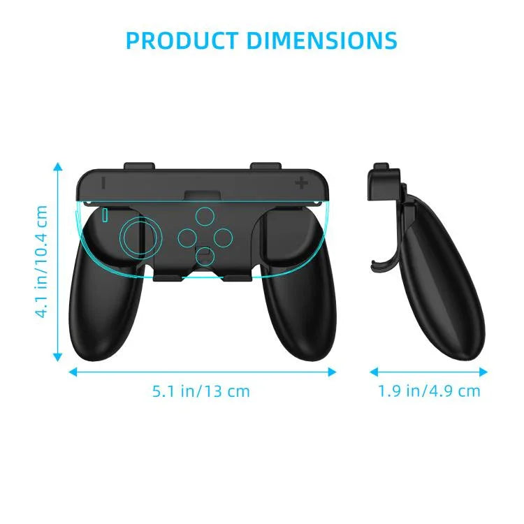 Pour Nintendo Switch 2 Manettes Joy-Con Poignée détachable 2-en-1 pour utilisation à deux mains ou une main
