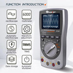 Oscilloscope multimètre 200Msps taux d'échantillonnage 40MHz Oscilloscope + multimètre 2 en 1, ET827