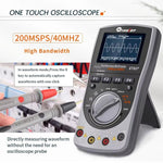 Oscilloscope multimètre 200Msps taux d'échantillonnage 40MHz Oscilloscope + multimètre 2 en 1, ET827