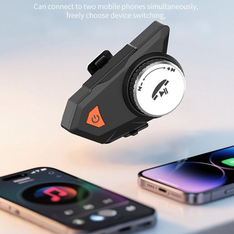 Casque Bluetooth de moto M9 étanche IPX6, réponse automatique, son HD pour motards/livraison/interphone de groupe, M9