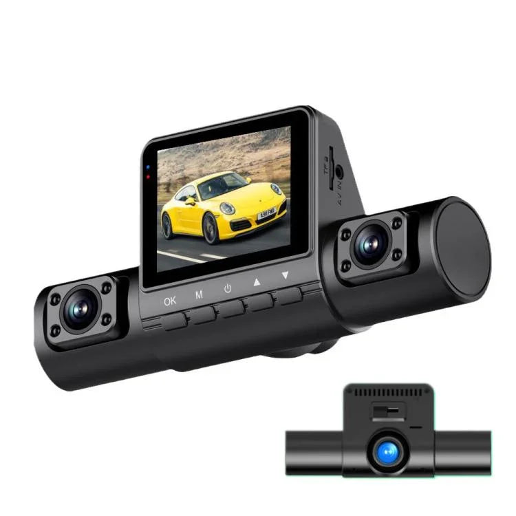 Enregistreur de conduite avec surveillance de stationnement infrarouge haute définition 1080P, 3 lentilles, 4 lentilles, 4 lentilles + 32G