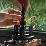 Outil WDT magnétique rotatif pour Espresso, Distributeur à aiguilles à café réglable en hauteur, Outil d'aération de la mouture de café, 51mm, 53mm, 58mm