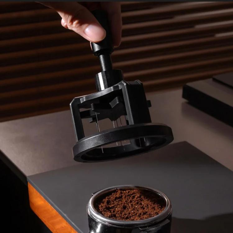 Outil WDT magnétique rotatif pour Espresso, Distributeur à aiguilles à café réglable en hauteur, Outil d'aération de la mouture de café, 51mm, 53mm, 58mm