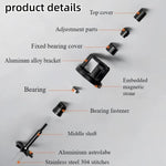 Outil WDT magnétique rotatif pour Espresso, Distributeur à aiguilles à café réglable en hauteur, Outil d'aération de la mouture de café, 51mm, 53mm, 58mm