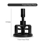 Outil WDT magnétique rotatif pour Espresso, Distributeur à aiguilles à café réglable en hauteur, Outil d'aération de la mouture de café, 51mm, 53mm, 58mm
