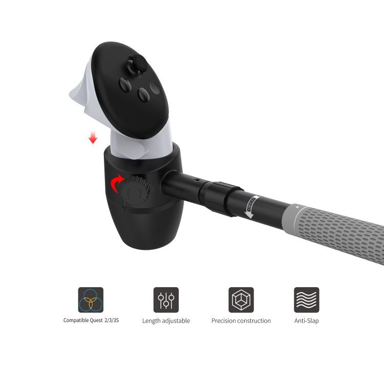 Pour Meta Quest 3S / 3 / 2 DOBE TY-3881 Poignée Club de Golf Universel Sports Club Grip, TY-3881
