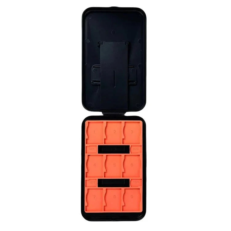 Support boîte à cartes KJH pour Nintendo Switch 2 / Switch OLED / Lite pliable avec 9 emplacements pour cartes de jeu et 4 emplacements pour cartes SD