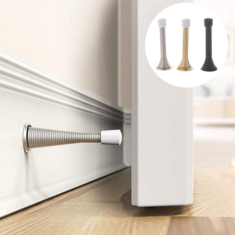 Butoir de porte à ressort anti-collision, protection de serrure, butée de porte, 3 pièces