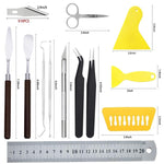 Craft Vinyl Sticker Wall Decal DIY Embossed Engraving Weeding Tool Set, 23pcs /Set