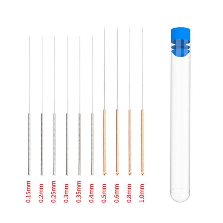 Aiguille de déblocage de buse d'essuie-glace Aiguille en acier pour nettoyage de buse d'impression, lot de 10 pièces, lot de 10 pièces + 2 pinces