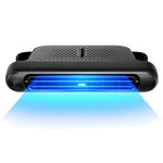 Car Rear Seat USB Plug-in Dual Turbine Silent Bladeless Electric Fan