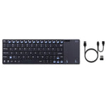 Mini clavier sans fil silencieux Rii K12+ 2,4 GHz pour ordinateur de bureau/portable