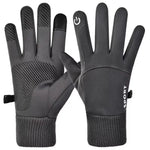 Gants de cyclisme polaires, antidérapants, chauds et tactiles pour l'extérieur