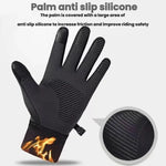 Gants de cyclisme polaires, antidérapants, chauds et tactiles pour l'extérieur