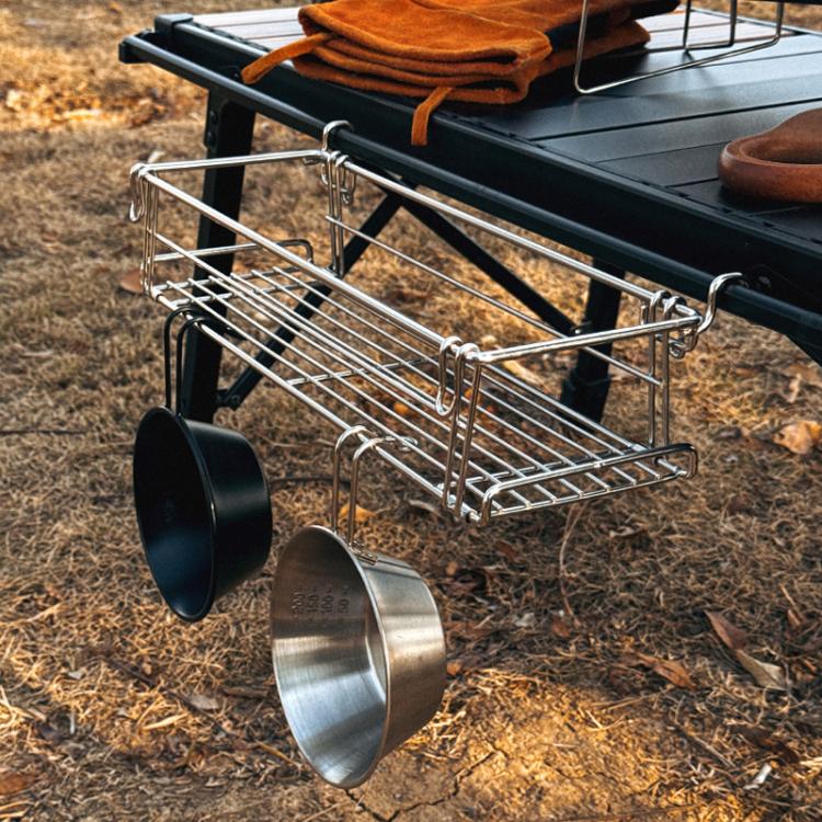 CLS Outdoor IGT Plaque en aluminium Table Extension Rack Accessoires de table pliante