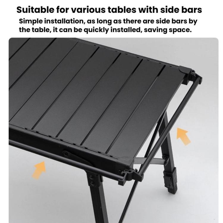 CLS Outdoor IGT Plaque en aluminium Table Extension Rack Accessoires de table pliante