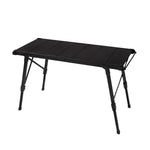 Table de camping pliante en aluminium CLS Outdoor Egg Roll, 8245 6 lattes, 9545 pliée 7 lattes, 8744 Noir, 8744 Grain de bois, 8744 Noir+4 crochets PU, 8744 Grain de bois+4 crochets PU
