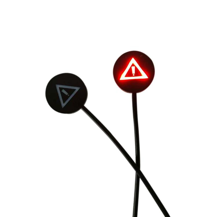General Motorcycle Blind Spot Monitoring Line Auxiliary Lens Light, 5V Car Logo Lights, 12V Triangle Light