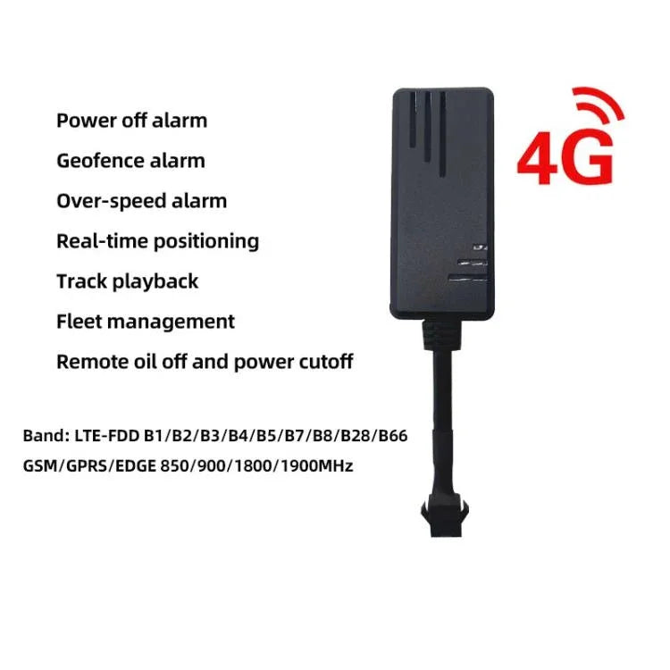 Positionneur antivol GPS automobile 4G par satellite sud-américain, J16