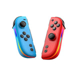 Pour Nintendo Switch JOY-05 Manettes séparées Joysticks à effet Hall TMR, mouvement 6 axes & éclairage RGB