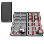Étui 24-en-1 pour cartes magnétiques pour cartouches Nintendo Switch 2 / Switch et cartes SD