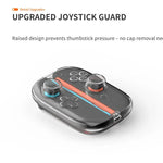 Pour manettes Nintendo Switch 2 Joy-Con, coque rigide transparente avec 6 emplacements de rangement pour cartes de jeu