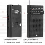 Lecteur radio portable de poche FM/AM à canal complet avec pointeur