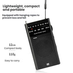 Lecteur radio portable de poche FM/AM à canal complet avec pointeur